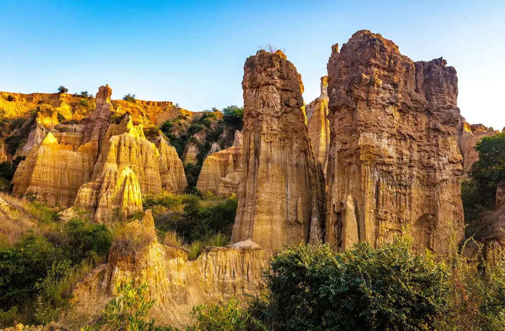 Yuanmoulangbapu Earth Forest Scenery, Yunnan
