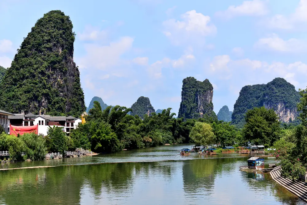 Yulong River Scenery, Guangxi, Guilin