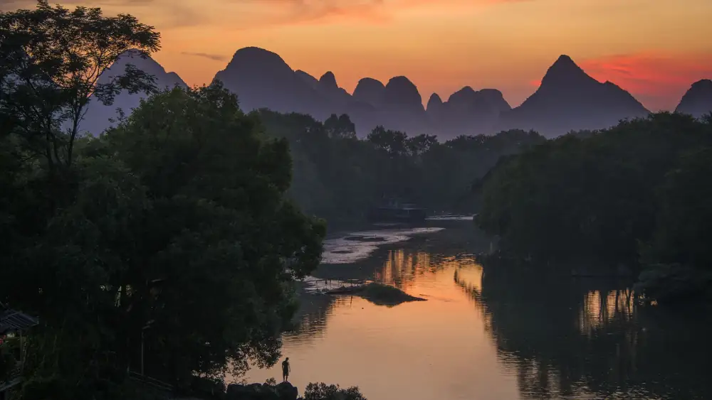 Li River Lvyou Landscape, Guangxi, Guilin