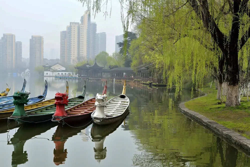 Mochou Lake Scenery, Nanjing