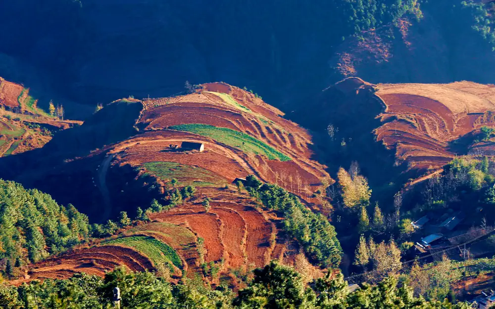 Dongchuan Red Soil Scenery