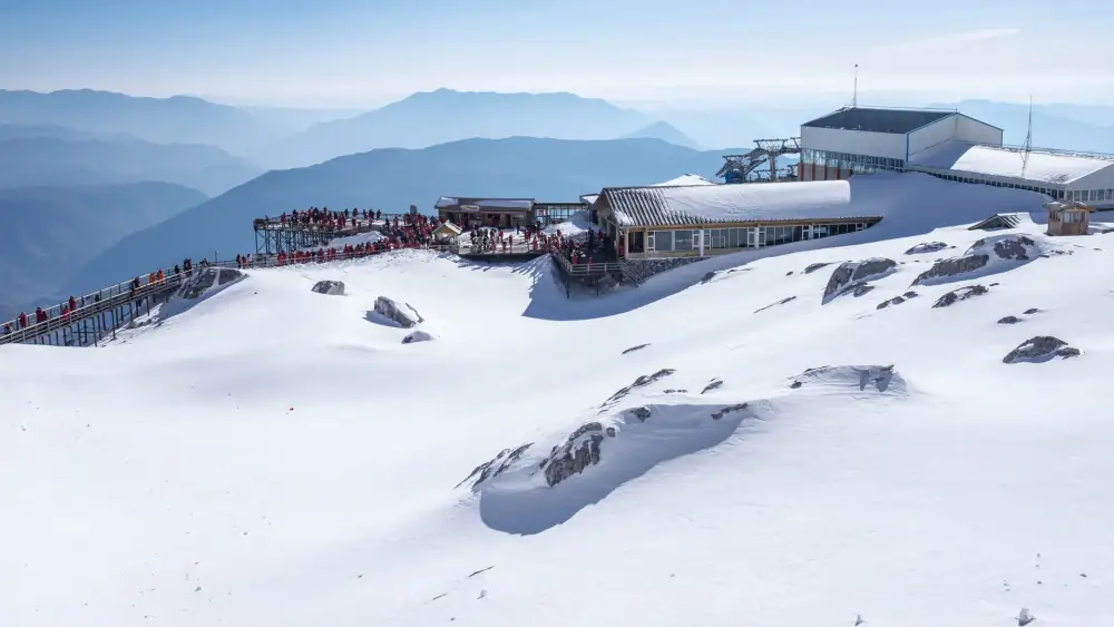 Jade Dragon Snow Mountain Scenery, Yunnan