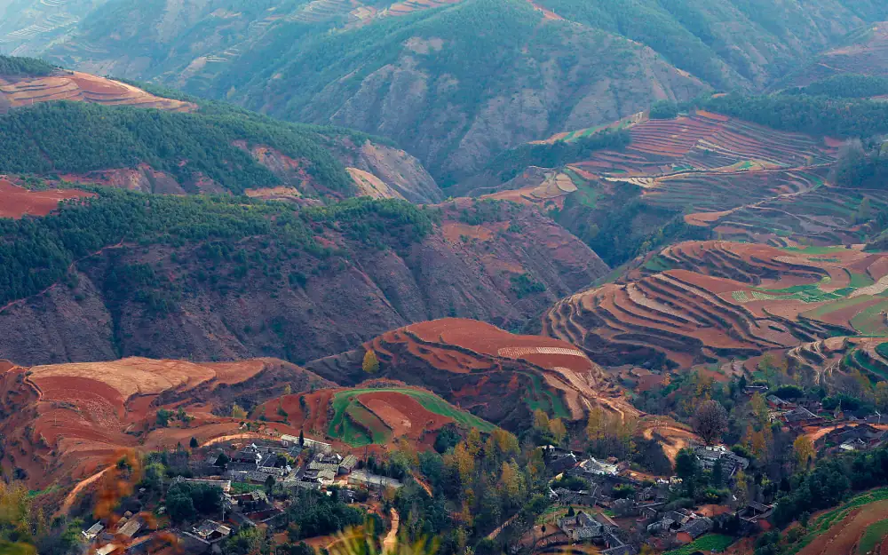 Dongchuan Red Soil Scenery