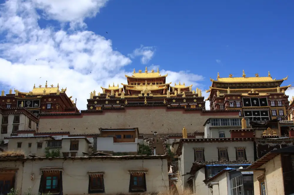 Songzanlin Temple Scenery, Yunnan