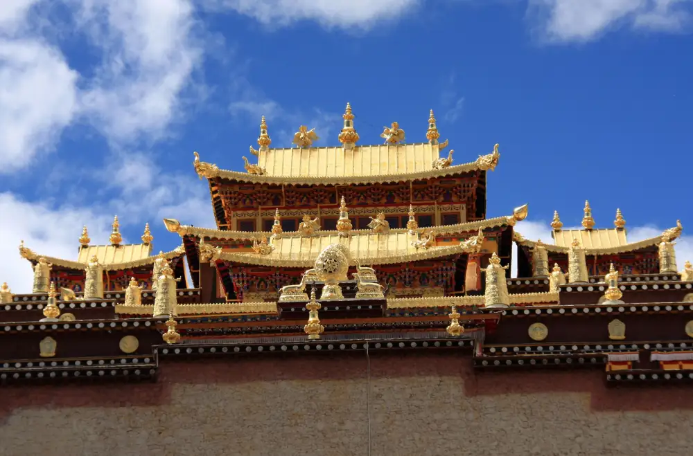 Songzanlin Temple Scenery, Yunnan