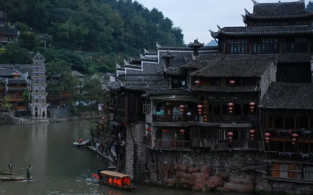Ancient Town Landscape Scenery, Fenghuang