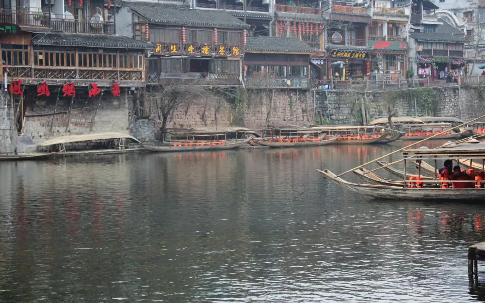 Ancient Town Landscape Scenery, Fenghuang
