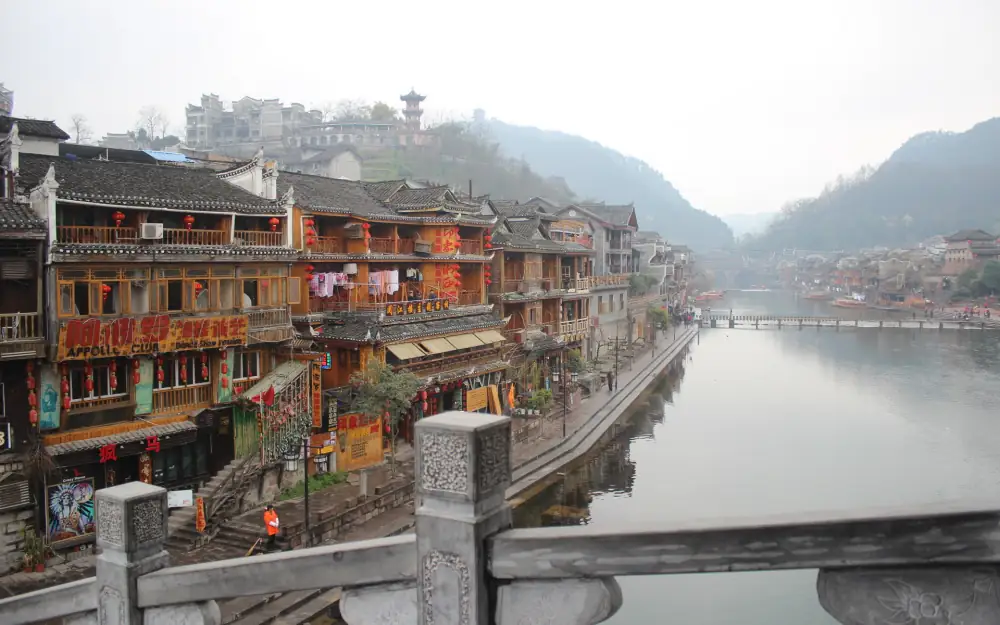 Ancient Town Landscape Scenery, Fenghuang