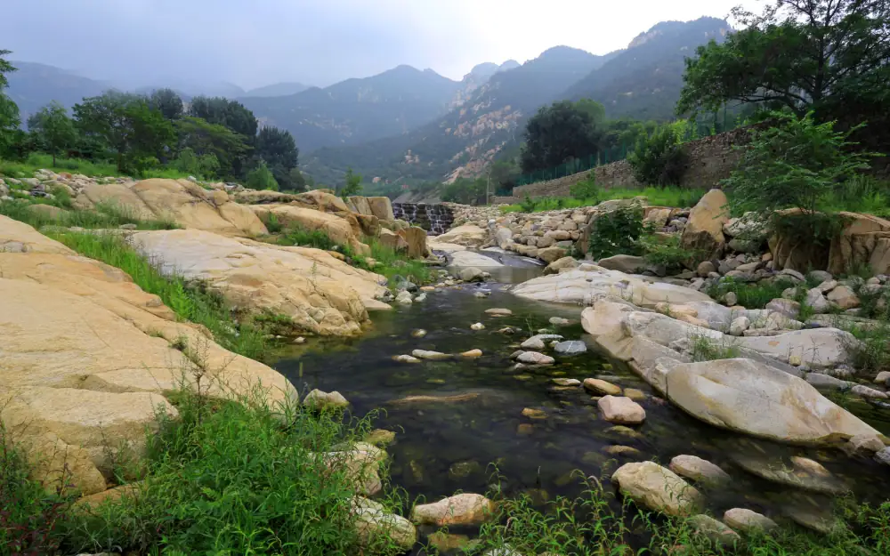 Peach Blossom Yu Scenery, Shandong